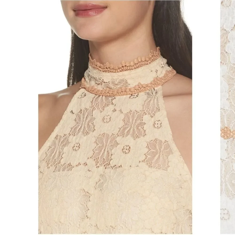 Anthropologie foxiedox lace dress